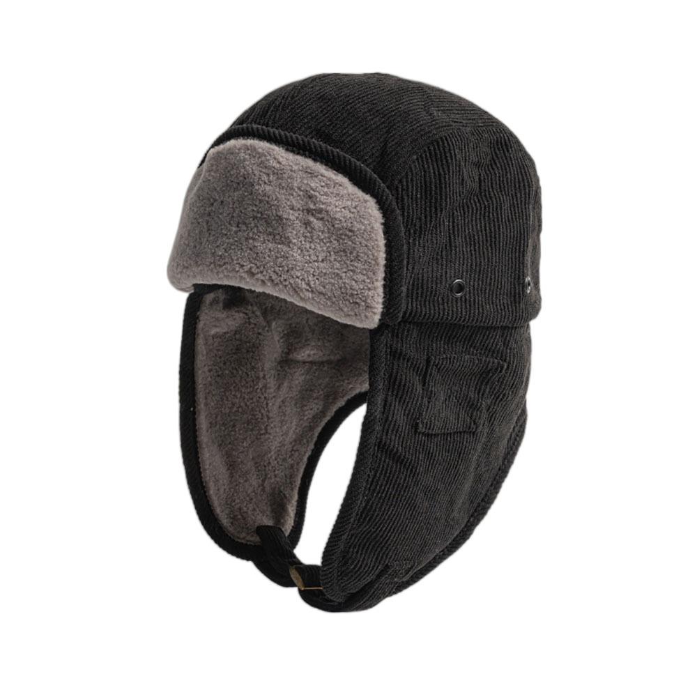 Windproof Snow Cap Warm Winter Ski Cap Retro Lei Feng Hat  Men Women