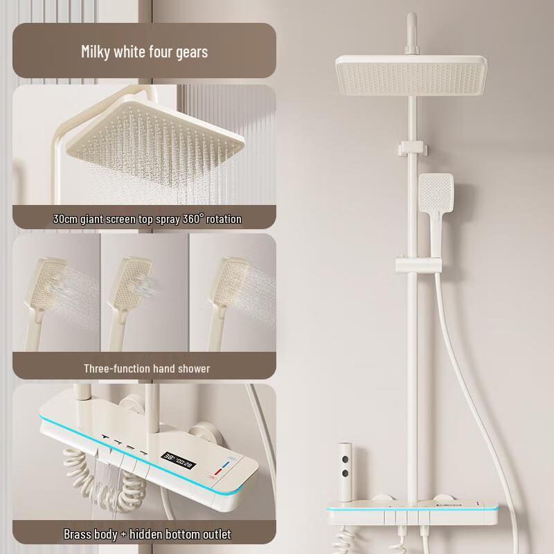 Digital Display Pressurized Shower System
