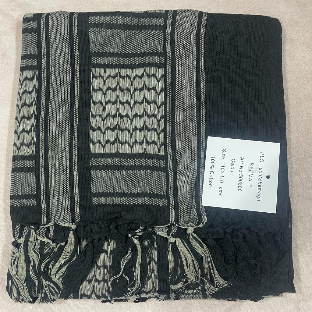 Cotton Camouflage Arab Headscarf & Outdoor Shawl Face Mask - Men's Jacquard Square Scarf