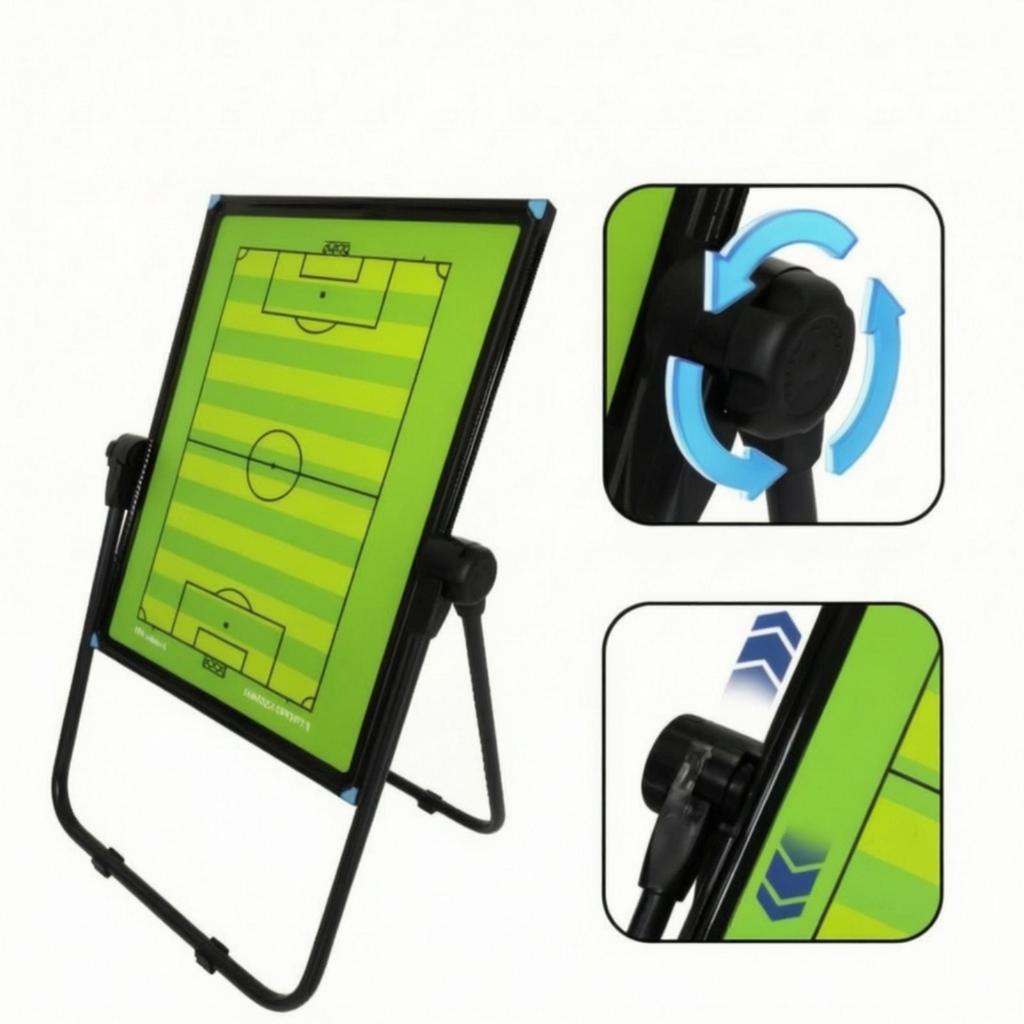 Soccer Board with Stand Outdoor for Coaches, Trainers