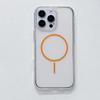Applicable to iPhone17 acrylic transparent color thin ring magnetic suction Apple 16promax simple anti-drop mobile phone case