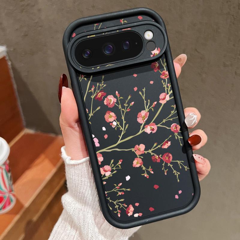 INS Retro Flowers Soft TPU Phone Case For Google Pixel 8 Pro 8A 9 Pro XL Shockproof Silicone Protector Cover For Pixel 8 9 Pro