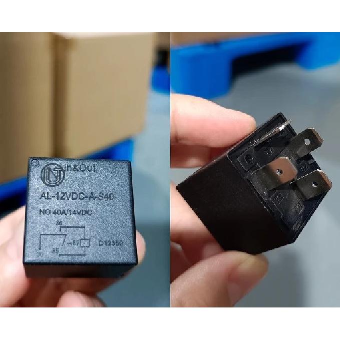 12V Relay Box with Waterproof Relay Fuse Block with 5x5pin JD1914 and 1x4pin RTT7121 Relay 6x ATC/ATO Blades Fuse for Car Truck