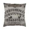 M Witch In Black Square Pillowcover Home Decor Occult Witchy Magic Cushions Throw Pillow For Car Double-Sided Printing