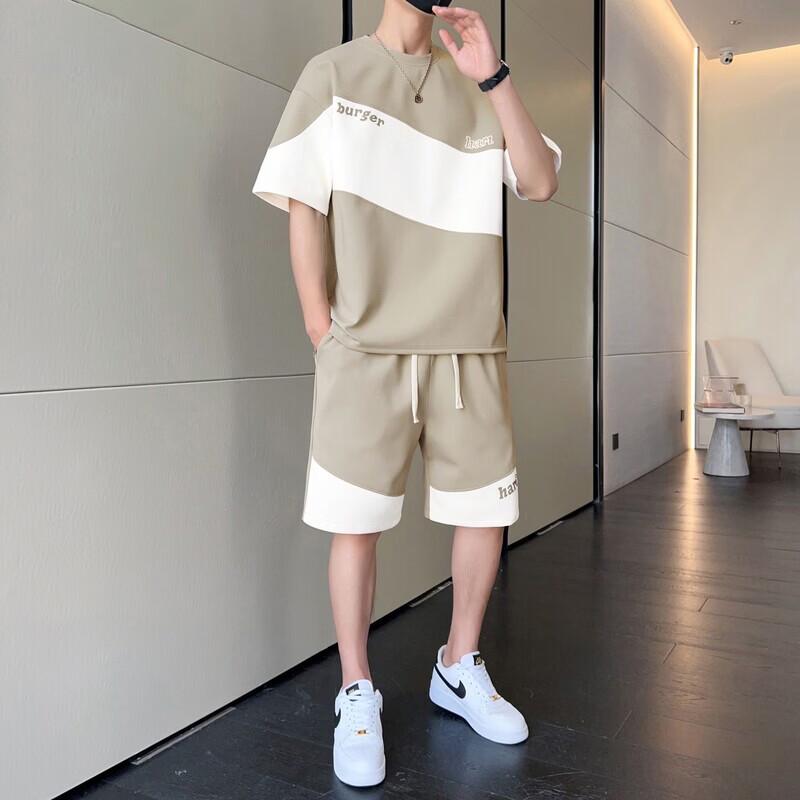 

PLAYBOY Men s Summer Quick-Dry T-Shirt & Shorts Set 4XL