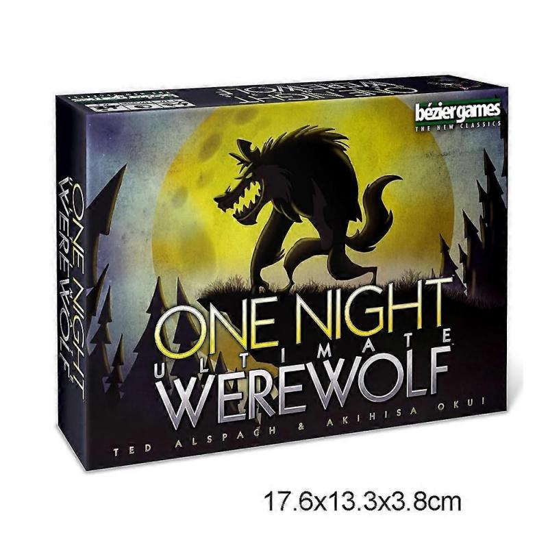One Night Ultimate Werewolf Gioco di Carte Divertente per Feste Alba Supercriminali Edizione Vampiro Alieni Revisionata