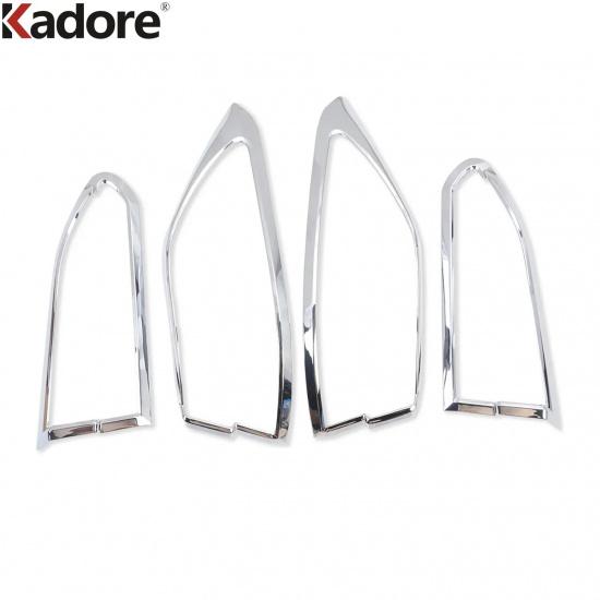 For Toyota Corolla Cross GR 2018-   2024 2025 Black Car Rear Tail Light Lamp Cover Trim Taillight Trims Accessories