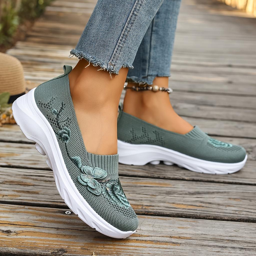 Women's Summer Shoes-casual Sports Shoes, Simple and Versatile, Lightweight Flat Shoes Suitable for All Seasons, Solid Color Women's Shoes