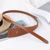 Four Seasons Available New Wide Belt Fashionable Decorative Coat Leather Belt Trendy Versatile Cowhide Waist Cover For Women
