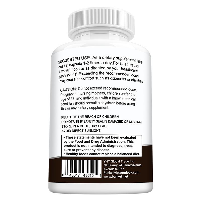 Magnesium Complex Dietary Supplement, 120 Capsules Per Bottle