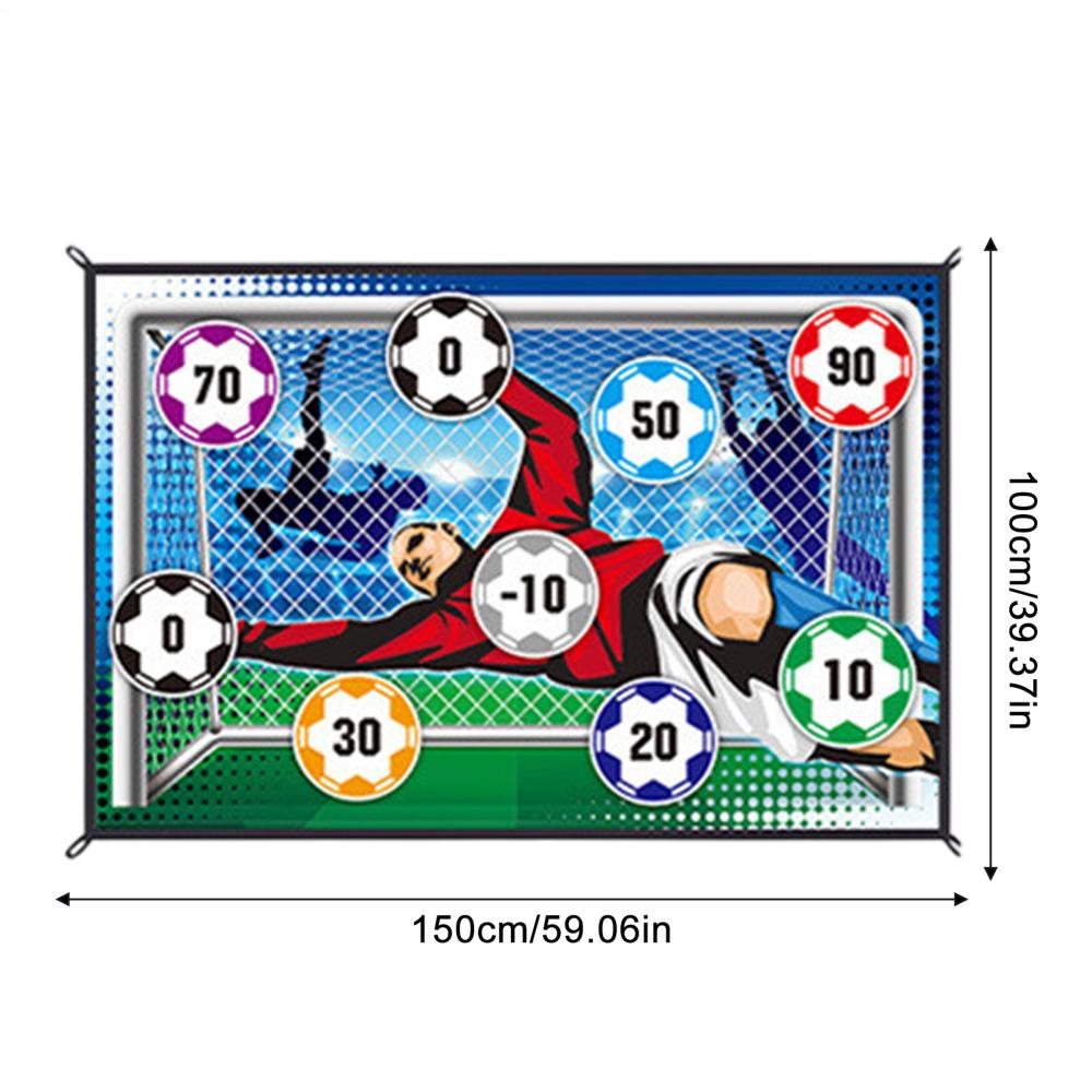 Soccer Game Mat Kids Indoor Outdoor Backyard Throwing Soccer Goal Game, Multiplayer Competitive Soccer Training Christmas Gift