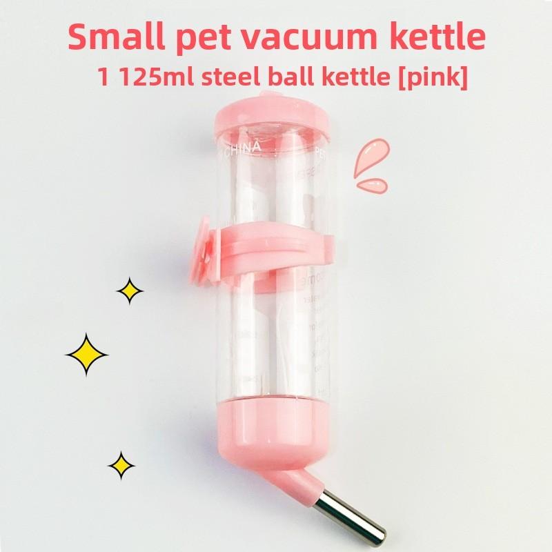 Hamster Water Bottle With Steel Ball Valve Leakproof Drinking Dispenser For Small Pets