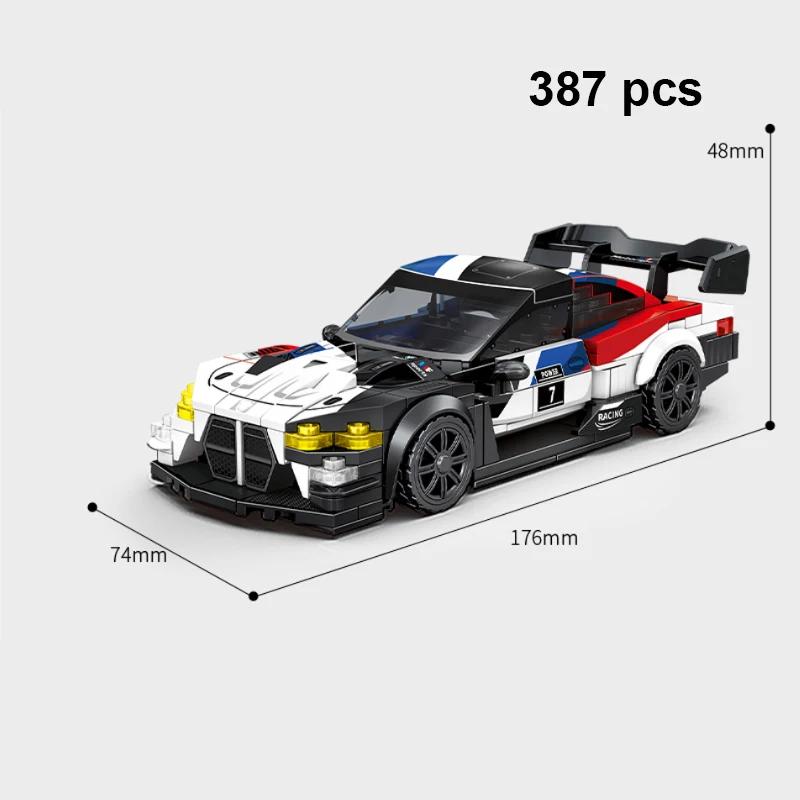 Technical Car Speed  Racing Vintage Car Building Blocks Sports City Vehicle Car Garage Off-road MOC Creative Toys