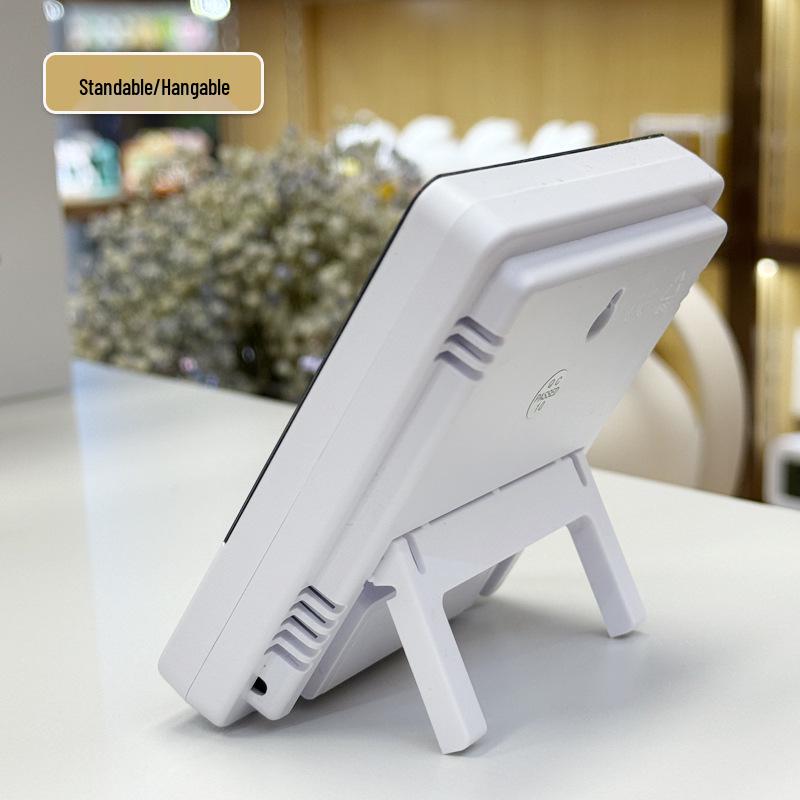 HTC-1 Wall-Mount Digital Thermometer & Alarm Clock with Large Display