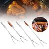Meat Fork 304 Stainless Steel Comfortable Handle Multifunction Practical Sturdy Professional for BBQ Grilling Serving Carving