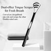 Zungenschaber, Zungenbelagreiniger, Zungenschaber zur Beseitigung von Mundgeruch, Dicker und weißer Zungenbelag, Mundpflege