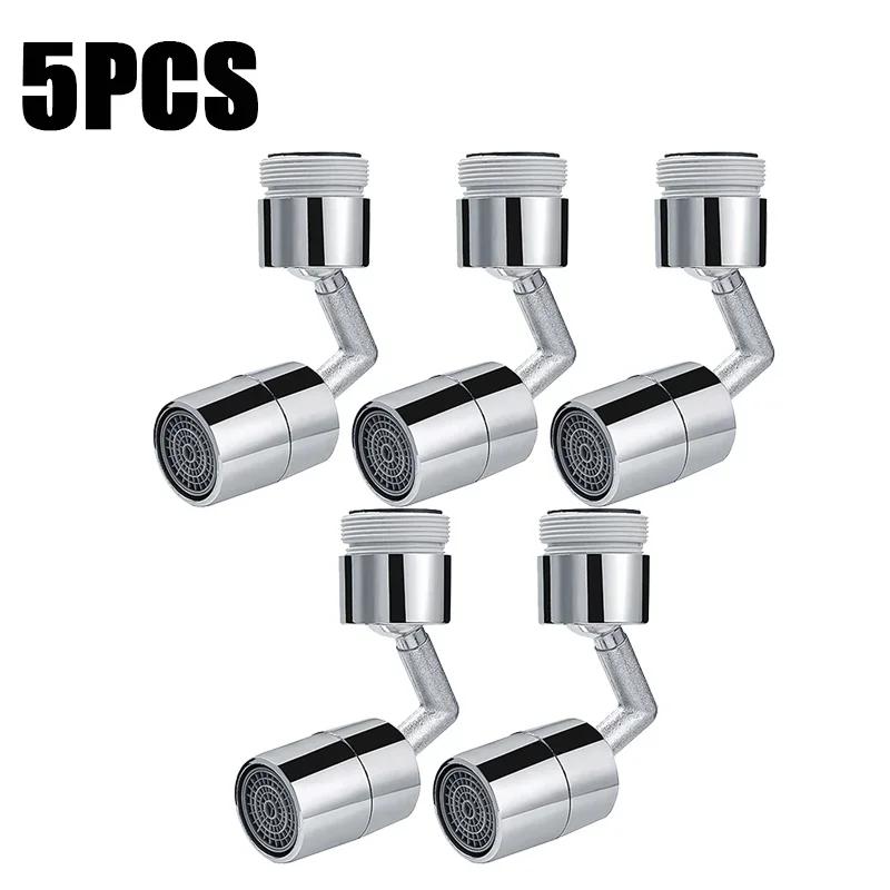 1-10PCS 720° Rotating Kitchen Faucet Aerator Universal Anti Splash Spray Nozzle Extender Adapter Water Saving Diverter