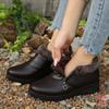 2025 New Women's Cotton Shoes Thickened the Elderly Warm Short Boots Soft-soled Mother Shoes Low-top Cotton Boots Elderly Shoes
