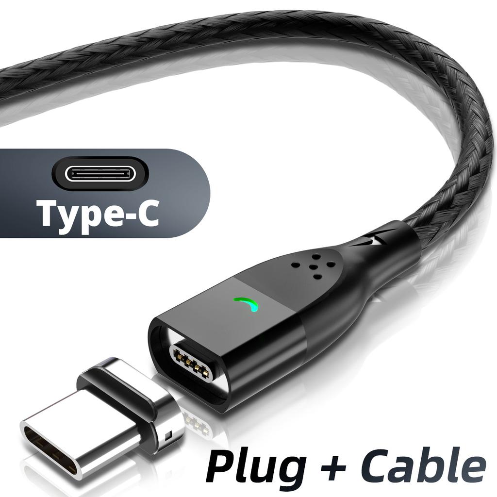 Magnetic Cable 3A USB Magnetic Phone Charger Data Cord USB Type C Cable Magnet Fast Charging Cable Micro USB Charge Wire