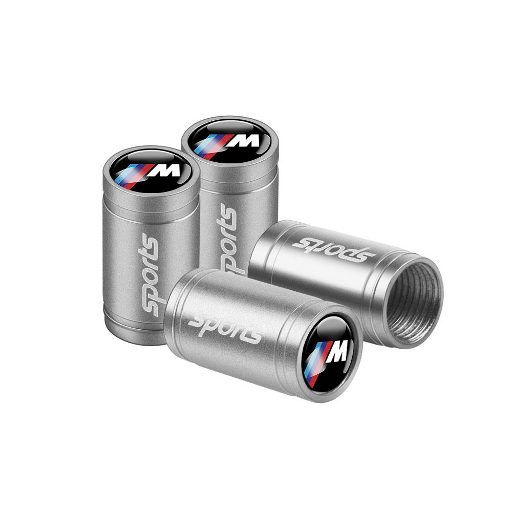 4Pcs Metal Car Wheel Tire Valve Caps Tyre Rim Stem Covers Airdust Waterproof For BMW E36 E39 E46 E60 E90 F30 G20 G21 G30 G11 F15 CJ7