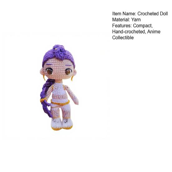 Koreanischer Pop Gehäkelte Puppe Handgemacht Gestrickte Jägerpuppe Anime Sammlerpuppe Geschenk für Fans Sammler Weihnachtsstrumpffüller