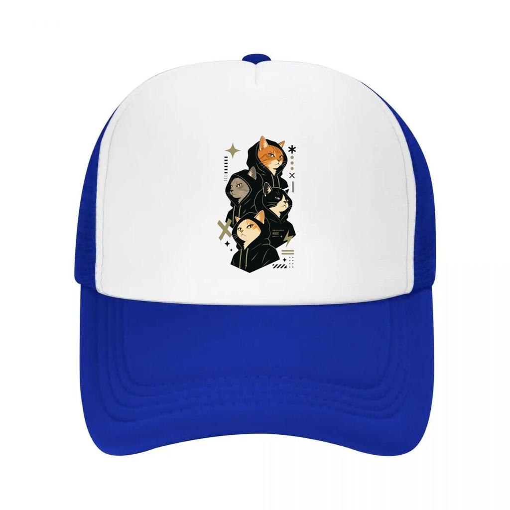 Street Cats Minimal Logo Portrait Mesh Baseball Cap Casual Hat Outdoor For Womens Unisex FeUnisex