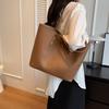 2025 Spring New Versatile Underarm Women's Bag Fashion Tote Bag Solid Color Large Capacity Commuter Textured Shoulder Bag