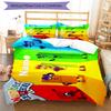 3pcs Custom Name Numberblocks Bedding Set Duvet Cover Closure Includes 1 Duvet Cover & 2 Pillowcases, Soft and Comfortable for All Seasons.
