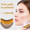 2Pcs Stainless Steel Gua Sha Tool & Lymphatic Drainage Face Brush Set Guasha Scraping Chin Sculpting Tool Face Skin Care Tools