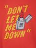Jamie West Fire Lettering Zip-Up Hoodie (Orange)