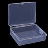 9Cm * 6,5Cm * 3Cm Transparente Kunststoff-Aufbewahrungsbox Klares Quadrat Mehrzweck