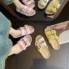 2026 Summer Slides Pantofle Platfor Female Shoes Ladies' Slippers Platform  Soft Slides Retro Concise Slippers Women Summer Shoe