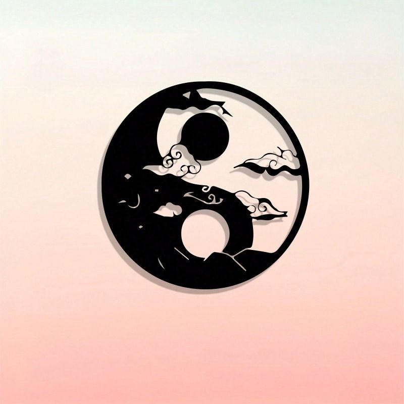 Wall Art Metal Cat Silhouette Sculpture Home Decor Gift