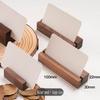 Portacarte in Legno di Noce/Faggio - Base Semplice per Esposizione di Foto e Menu