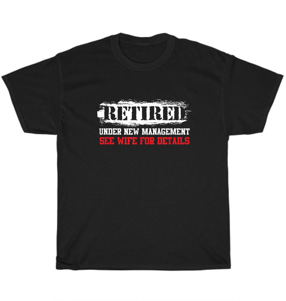 Vtipné Důchodce Pod Novým Vedením Podrobnosti U Manželky Tričko Unisex Tričko Dárek