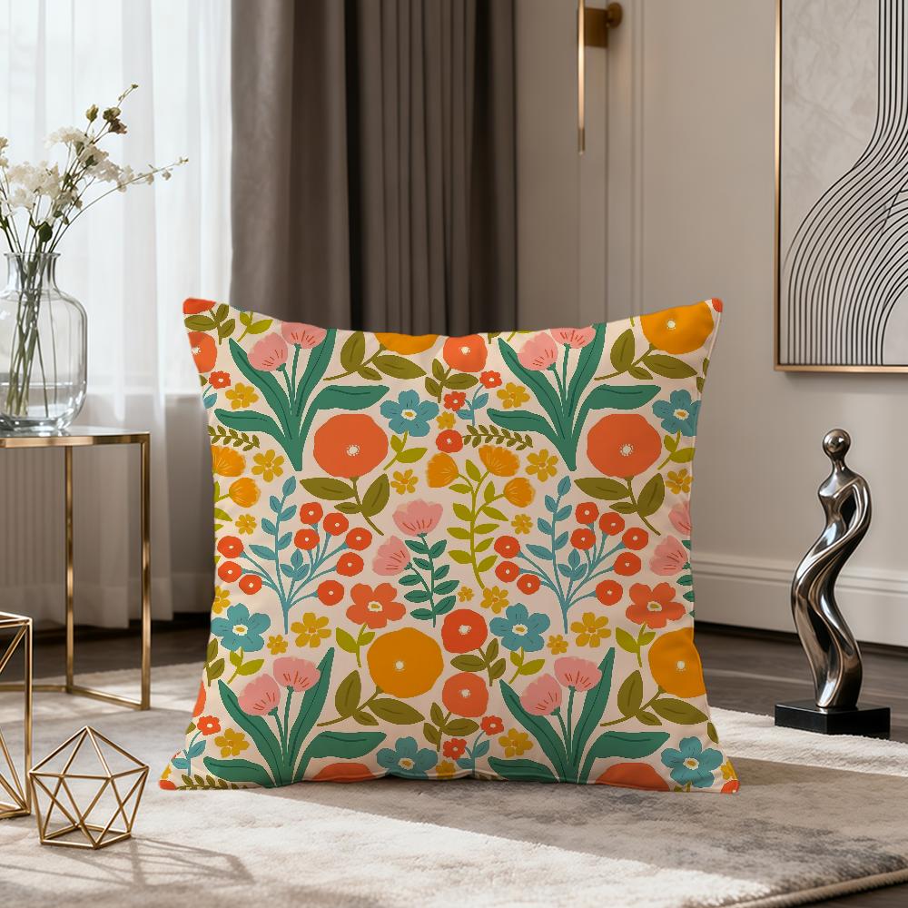 

modern fashion Mmichelle parascandolo flowers soft Comfort Pillowcase for Sofa nap Living Room party Home pet Decor Pillowcover 30x30CM(12x12in)