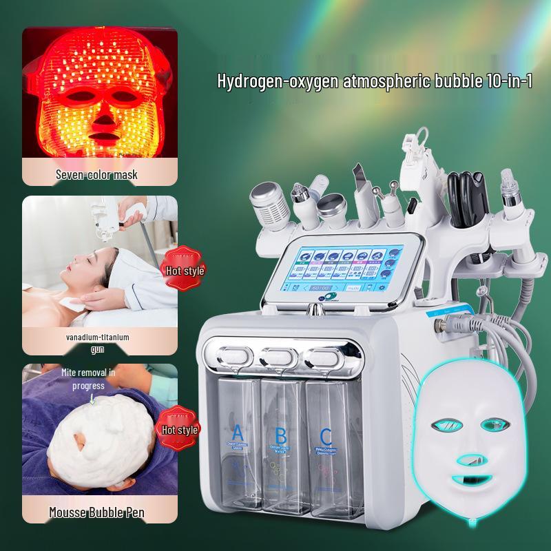 Hydrogen Oxygen Skin Care Instrument: Deep Cleanse, Oxygen Infusion & Blackhead Removal for Beauty Salons