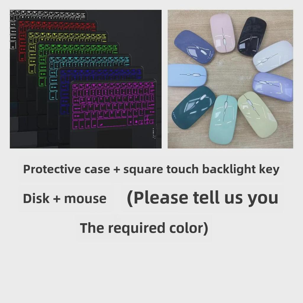 Kuangji Bluetooth Keyboard Case for Samsung Galaxy Tab S9 FE 10.9 inch