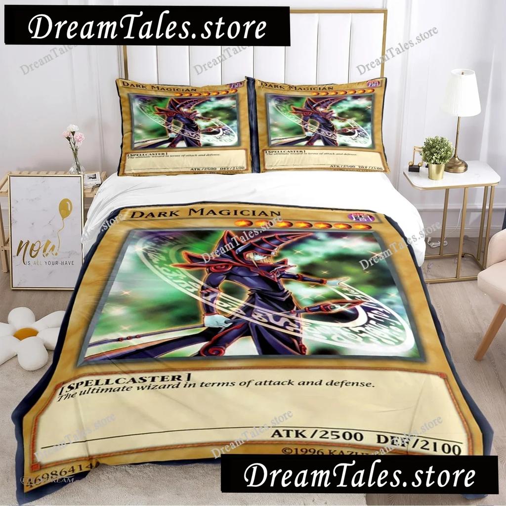 Cartoon Dark Magician Duvet Cover Comforter Fear Bedding Set Soft Quilt Cover And Pillowcases For Teens SingleDoubleQueenKing029