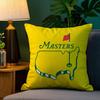 Masters Golf Printing Pillow Case Home Doublesided Printing Short Plush Colorfast Microfiber Cushion Cover