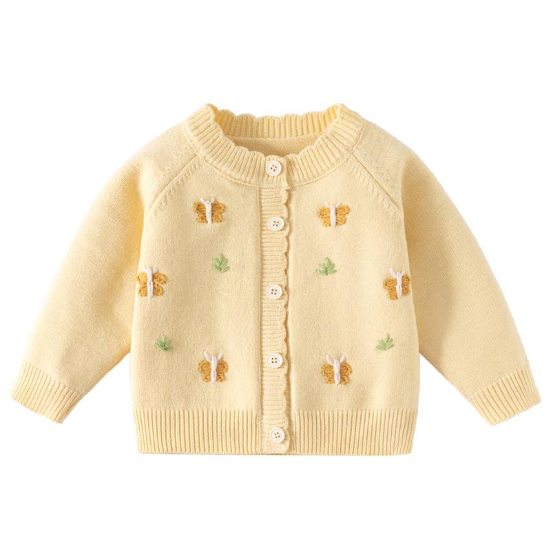 Banxidi Girls  Spring Knitted Cardigan 90