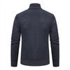 Winter Herren Strickjacke Pullover Jacke Stehkragen Gestrickt Dick Gestrickter Pullover