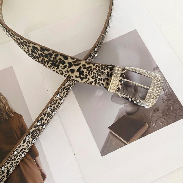 Blingbling Rhinestones Waist Belt for Street Dance Jean Casual Wear Butterfly