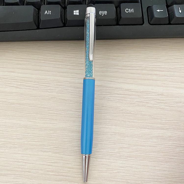 Sailai Crystal Diamond Metal Ballpoint Pen - Twist Design with Customizable Logo Option