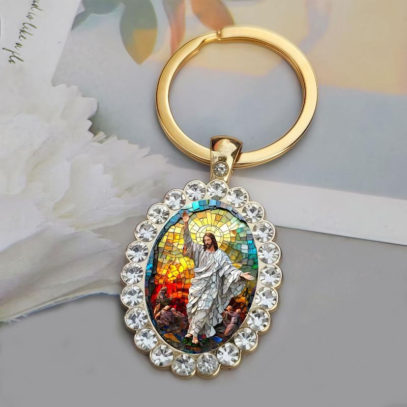 Schlüsselanhänger Jungfrau Maria Schlüsselanhänger Anhänger Christlicher Heiliger Schmuck Religiös Christlicher Glaube Geschenk