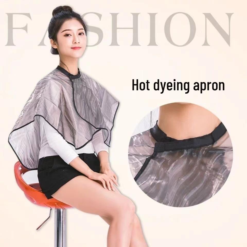 Waterproof Hairdressing Cape for Perm & Dye - Thick, Non-Stick, Hair Care Tool for Salon & Home