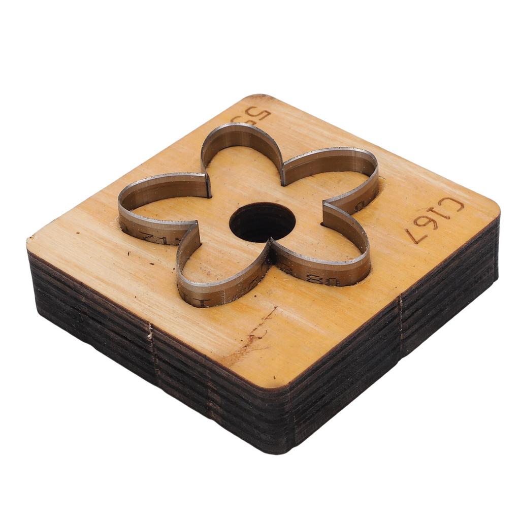 Matriță de tăiat piele în formă de floare Metal Artizanat din piele Artă pe hârtie Cutter Matriță de perforat Instrument de meșteșugărit