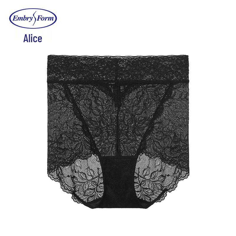 Anlifang Floral Lace High-Waist Briefs for Women