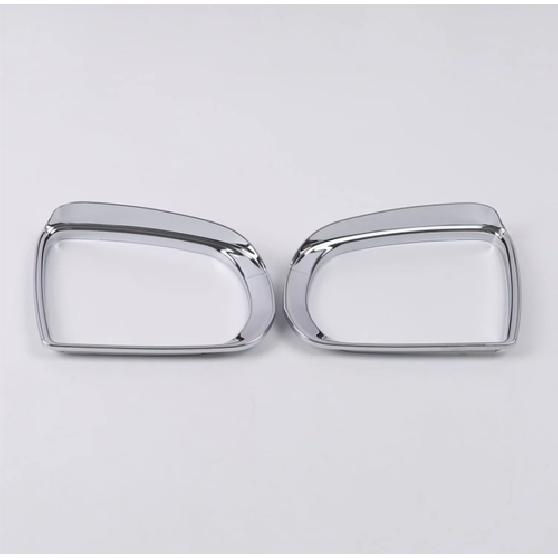 ABS Chrome Mirror Rearview Rain Guard Cover Trim For 2017- JEEP Compass 2pcs