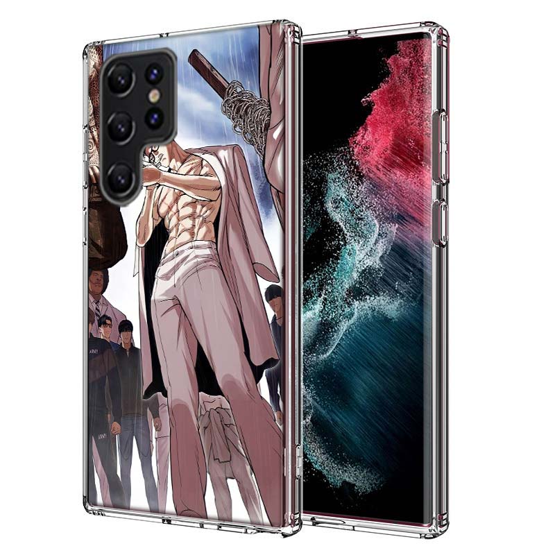 Jonggun Lookism Capa Phone Case For Samsung S26 Ultra S25 Edge Galaxy S23 S21 S20 S24 FE S22 S10 Plus Cover Clear TPU Shell Coq